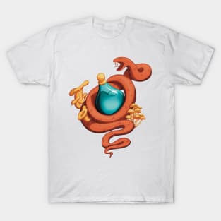 Snake with Potion T-Shirt